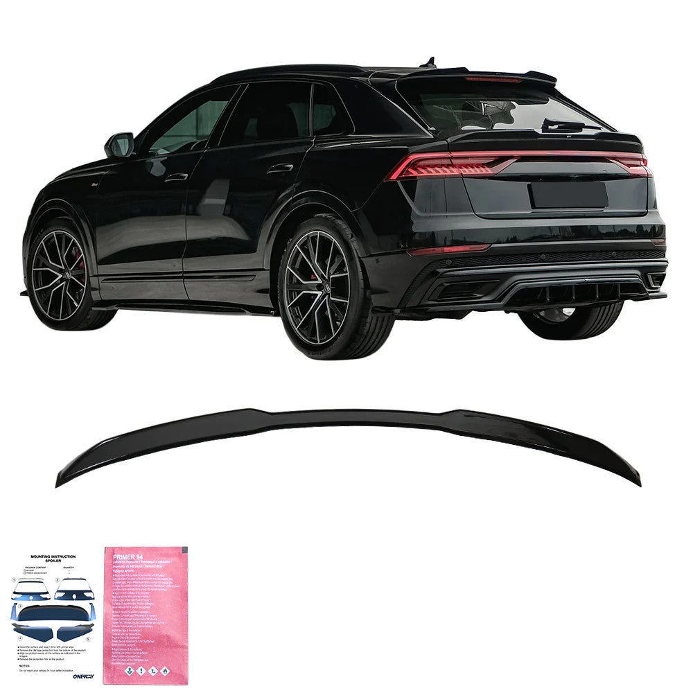 OW Rear Tail Trunk Spoiler Wing AUDI RS Q8 / SQ8 / Q8 S-Line 2018+ Gloss Black