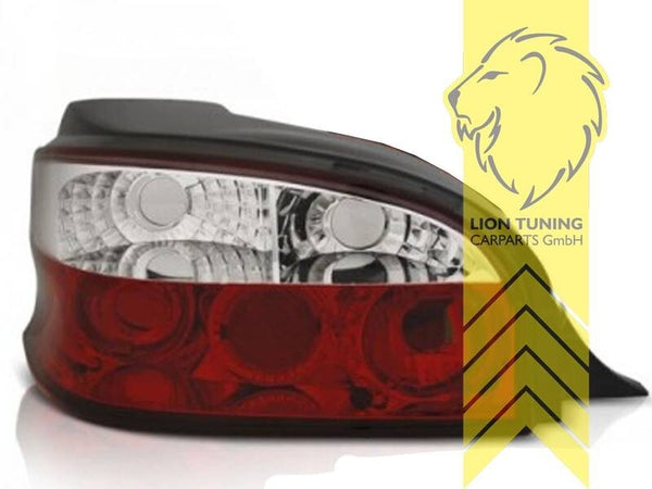 LT Pair Halogen Rear lights Tail Lamps Citroen Saxo Red White S0 S1 1 96-99 LHD