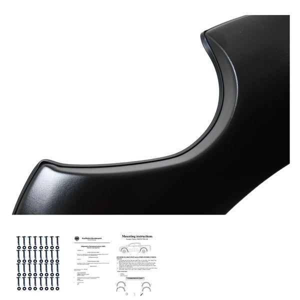 OW Fender Flares Wide Arch Kit D40 Facelift 2010-2014 ABE TUV Black ABS