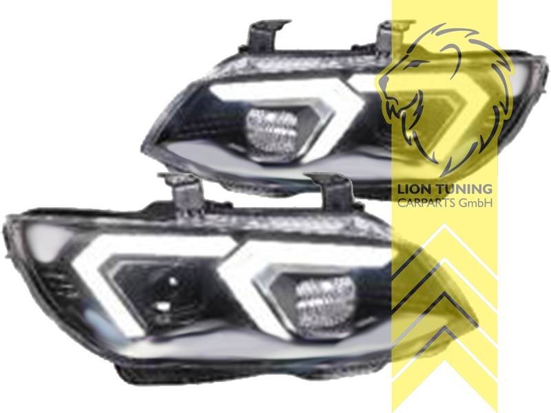 LT Pair LED DRL Lightbar Headlights BMW 3 Series E92 Coupe E93 Cabrio Xenon LHD