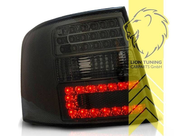 LT Set LED DRL Lightbar Rear Lights Tail Audi A6 C5 4B Avant black 97-05 LHD