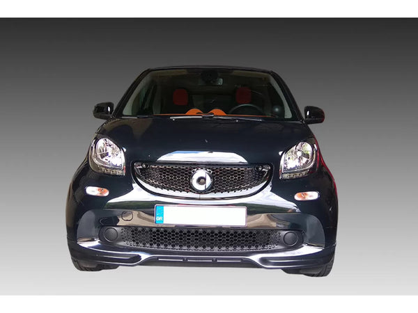 Motordrome Design Front Bumper Lower Splitter Smart 453 Gloss Black