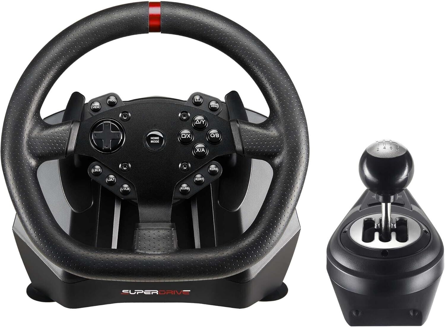 Subsonic Superdrive GS950X 900° racing wheel + manual shifter + 3 pedals