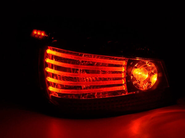 FK Pair LED Rear Lights Tail Lamps BMW 5 series E60 E61 03+ Smoke Cl M5 LHD