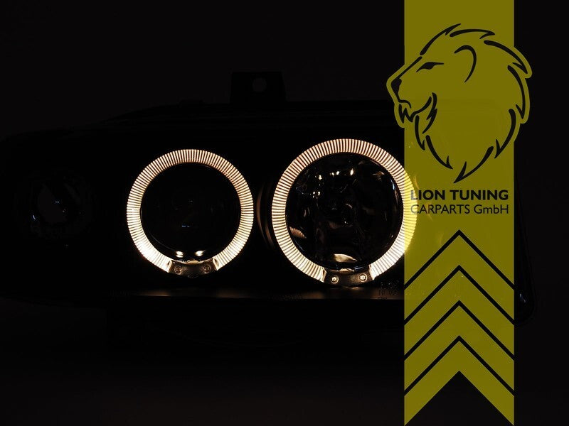 LT LED DRL Lightbar Halo Ring Headlights Seat Ibiza 6K 93-99 Cordoba chrome LHD