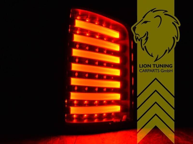 LT Set LED Lightbar REAR LIGHTS VW T5 Bus Multivan Transporter red clear LHD