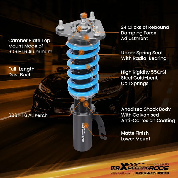 MXPR Pro Performance Lowering Coilovers Suspension Toyota Celica GT GTS FWD