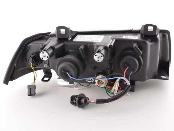 FK Pair LED DRL Lightbar Headlights BMW 3-series E36 Limo / Touring black RHD