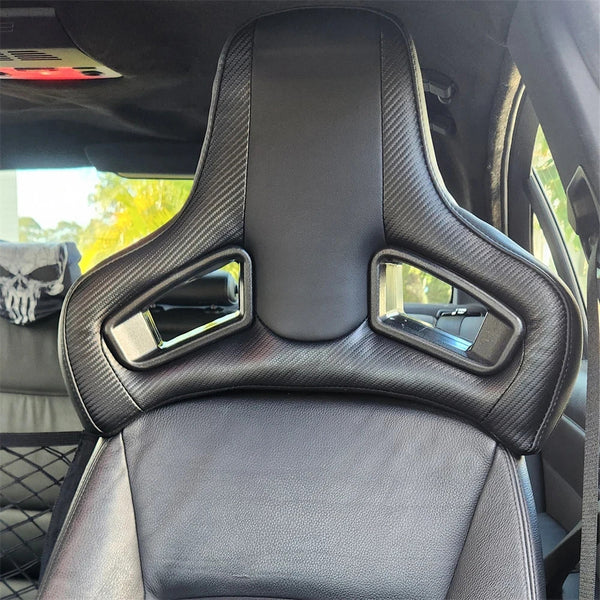 x2 Universal Factory Car Seats Upgrade Accessory Sports Bucket Seat Headrests
