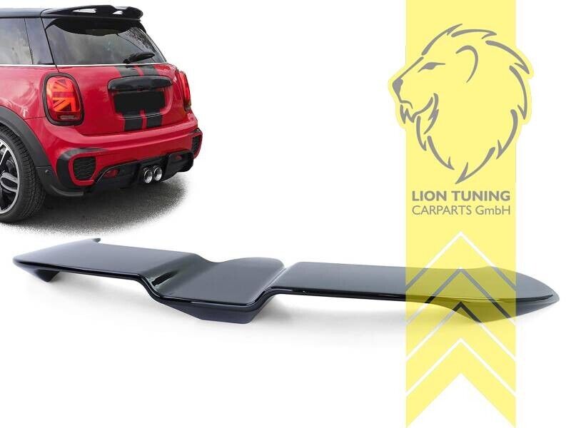 LT Rear Boot Trunk Spoiler Wing Mini F55 F56 black glossy 14-NOW ABS Black Gloss