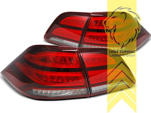 LT Pair LED DRL Rear lights Light Bar Mercedes W166 ML M-Class red LHD