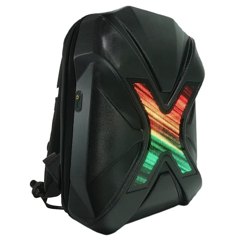 LOY Biosled X-Warrior BT App LED Screen Backpack Bag Rucksack Motorcycle Bike Motorbike Onewheel Electric Skateboard Smart Luggage Hand Luggage Bag