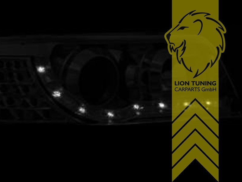 LT LED DRL Lightbar Halo Ring Headlights Audi A4 B5 8D Limousine Avant chrom LHD