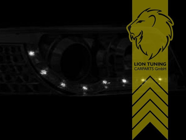 LT LED DRL Lightbar Halo Ring Headlights Audi A4 B5 8D Limousine Avant chrom LHD