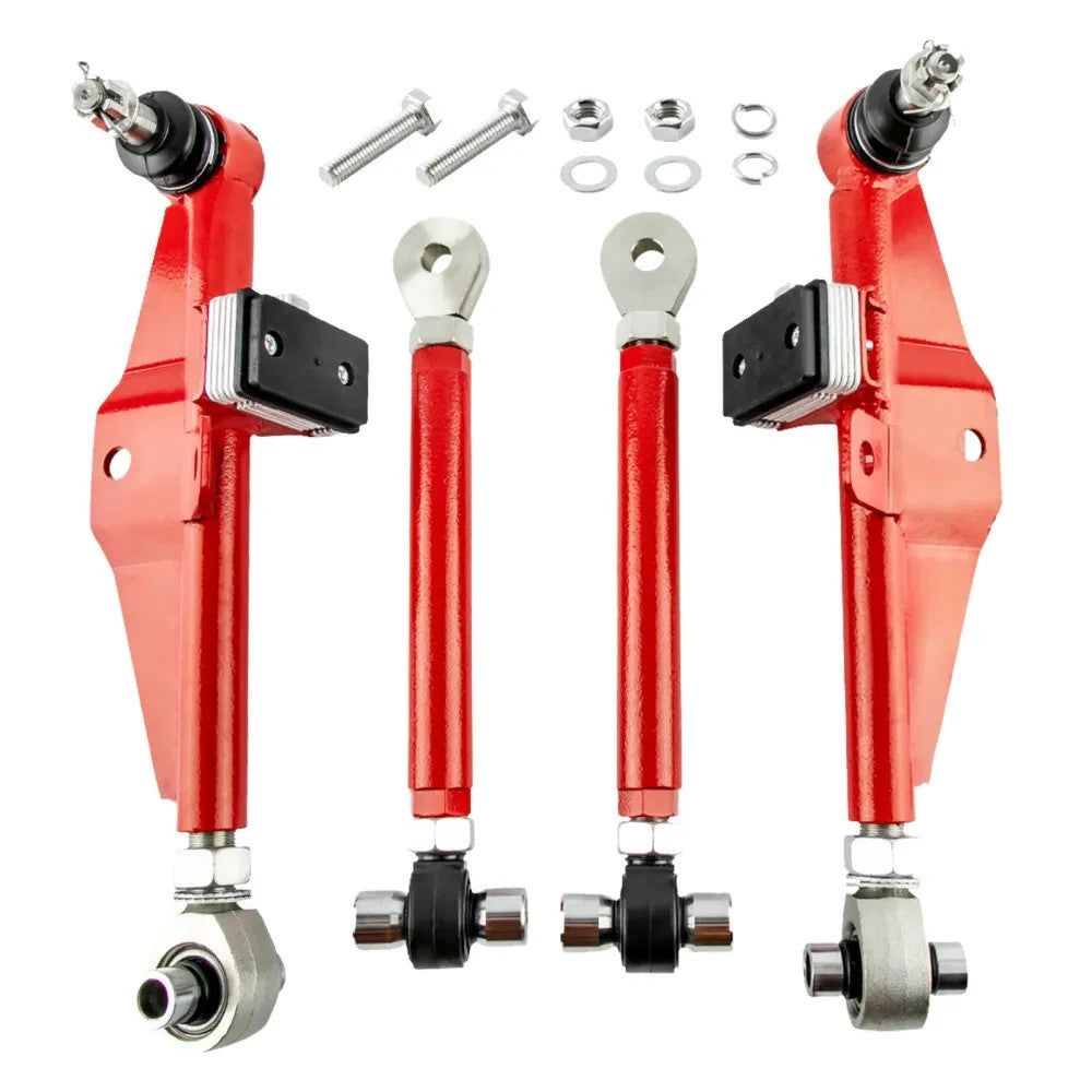 MXPR Front Lower Control Arms + High Angle Tension Rods Nissan 240SX 89-98
