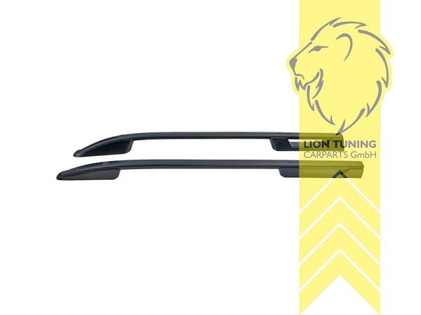 LT Aluminum roof rails side load bars for VW Amarok 1 black 2H 2010-20