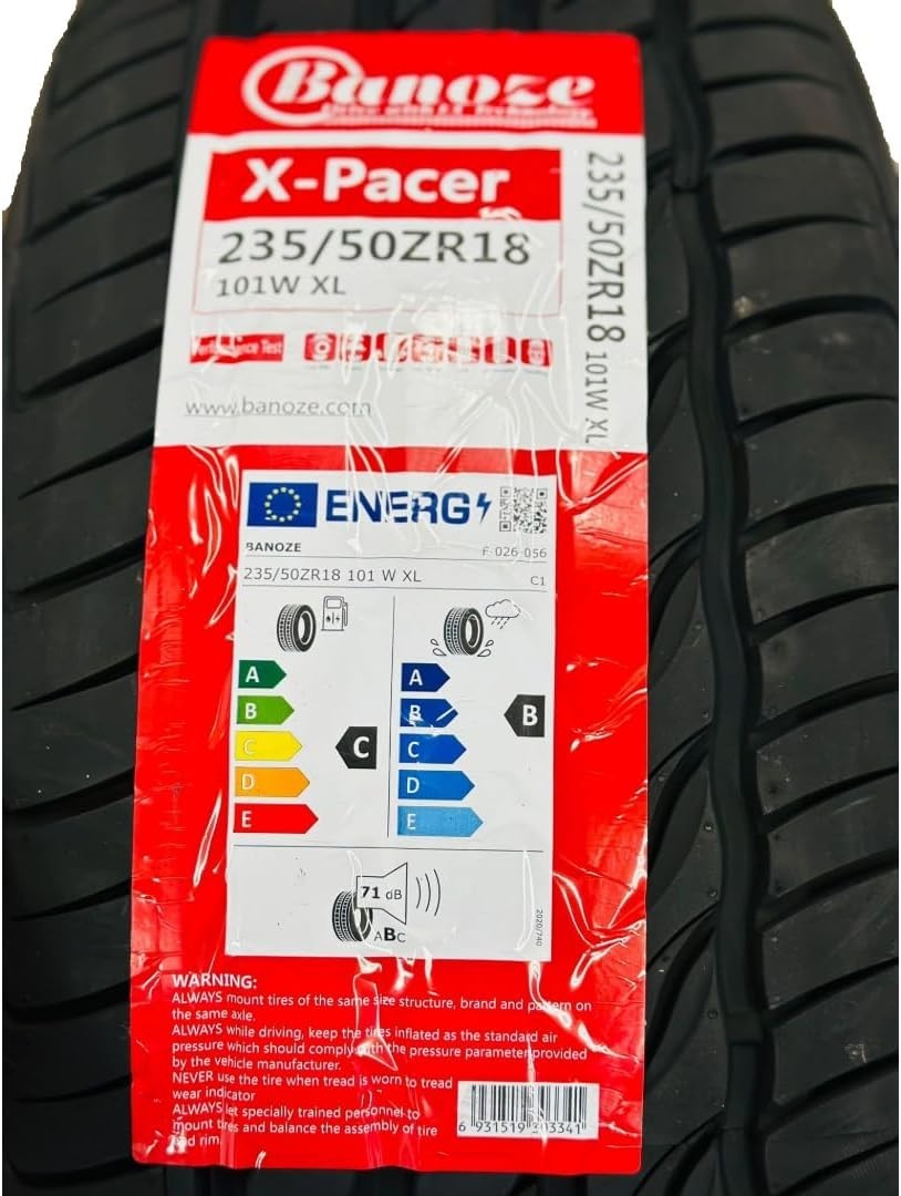 Pair 2 x 235/40/18 ZR BANOZE X-Pacer 95W XL Performance Tyres 2354018  235 40 18