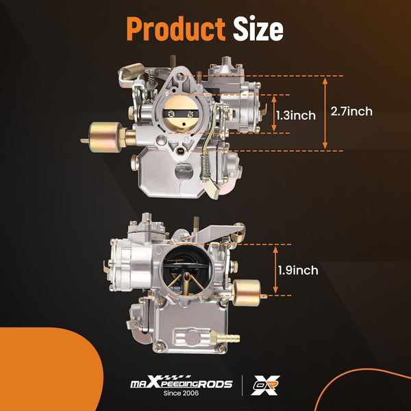 MXPR 34PICT-3 Carburetor Beetle Thing Karmann Ghia Transporter Squareback 1.6