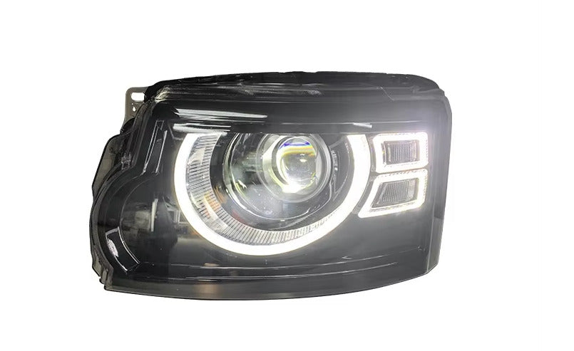 TYPY Pair LED DRL Lightbar Projector Land Rover Discovery 4 10-17 Headlights LHD