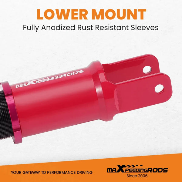 MXPR Pro Lowering Coilovers Control Arms Kit Honda Civic EK EJ EM 96-00 Adjust