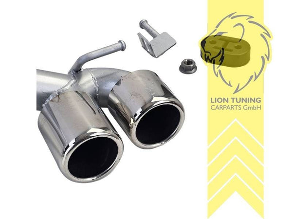 LT Stainless tail exhaust Backbox 4 pipe BMW 3 F30 F31 4 Series F32 F33 F36