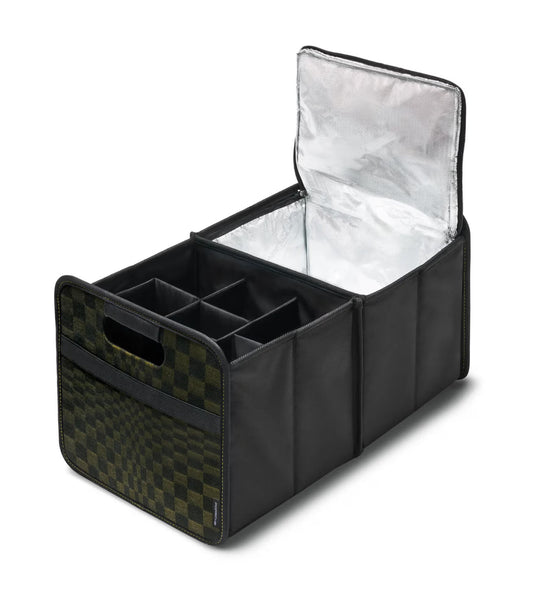 Genuine Porsche Complete set foldable luggage compartment box Pasha Black Olive