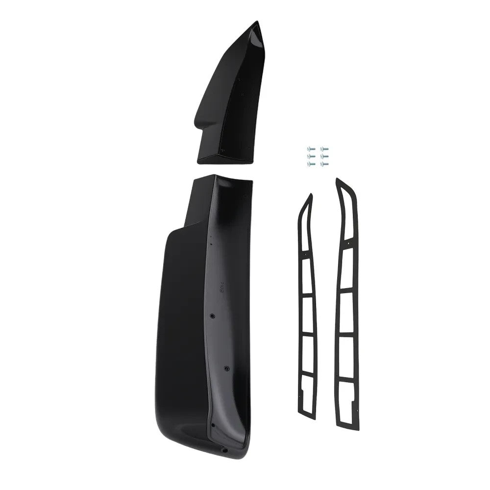 MXPR ABS Rear Wing VW T5 T5.1 T6 T6.1 Double Door Glossy Black Spoiler barn twin