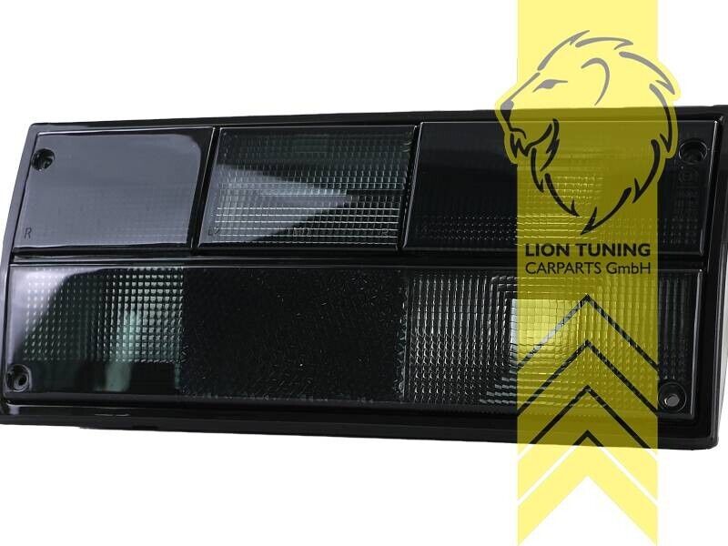 LT Pair Rear Lights VW T3 79-92 Bus Multivan Caravelle Transporter black LHD