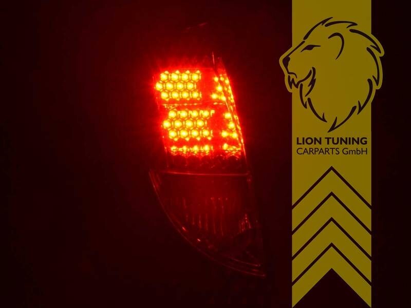 LT Pair LED Lightbar Rear lights Ford Focus 1 FL 98-04 DAW DBW hatchback red LHD