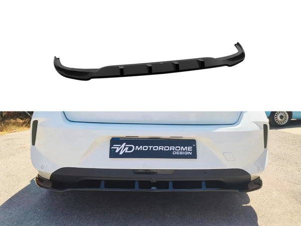 Motordrome Rear Bumper Splitter Diffsor Opel Astra L 21+ Hatchback Black Gloss