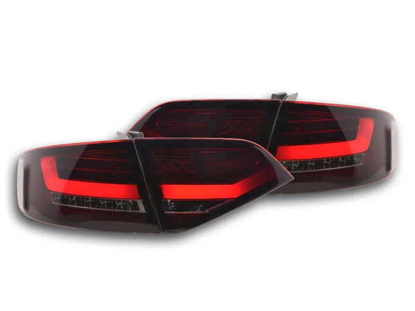 UK FK  Audi A4 B8 8K 07-11 LED REAR Lights Lightbar TAIL LIGHTS red smoke LHD