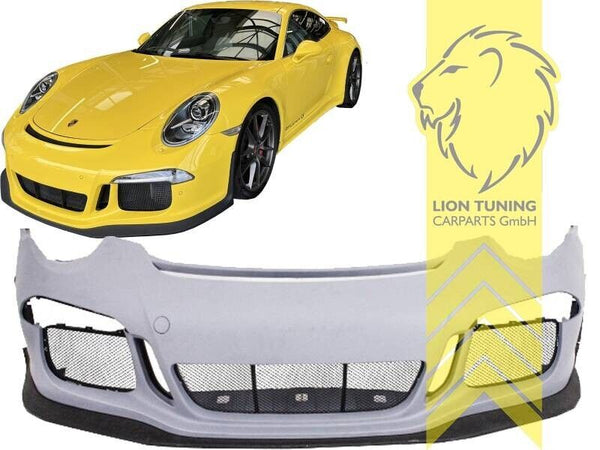 LT Front bumper apron cover Porsche 911 991 with PDC + SRA + GT3 2011-2015 ABS