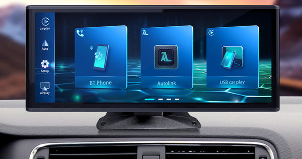 All Universal QLED 8.9" Touch Screen Car Stereo Wireless CarPlay Android BT USB