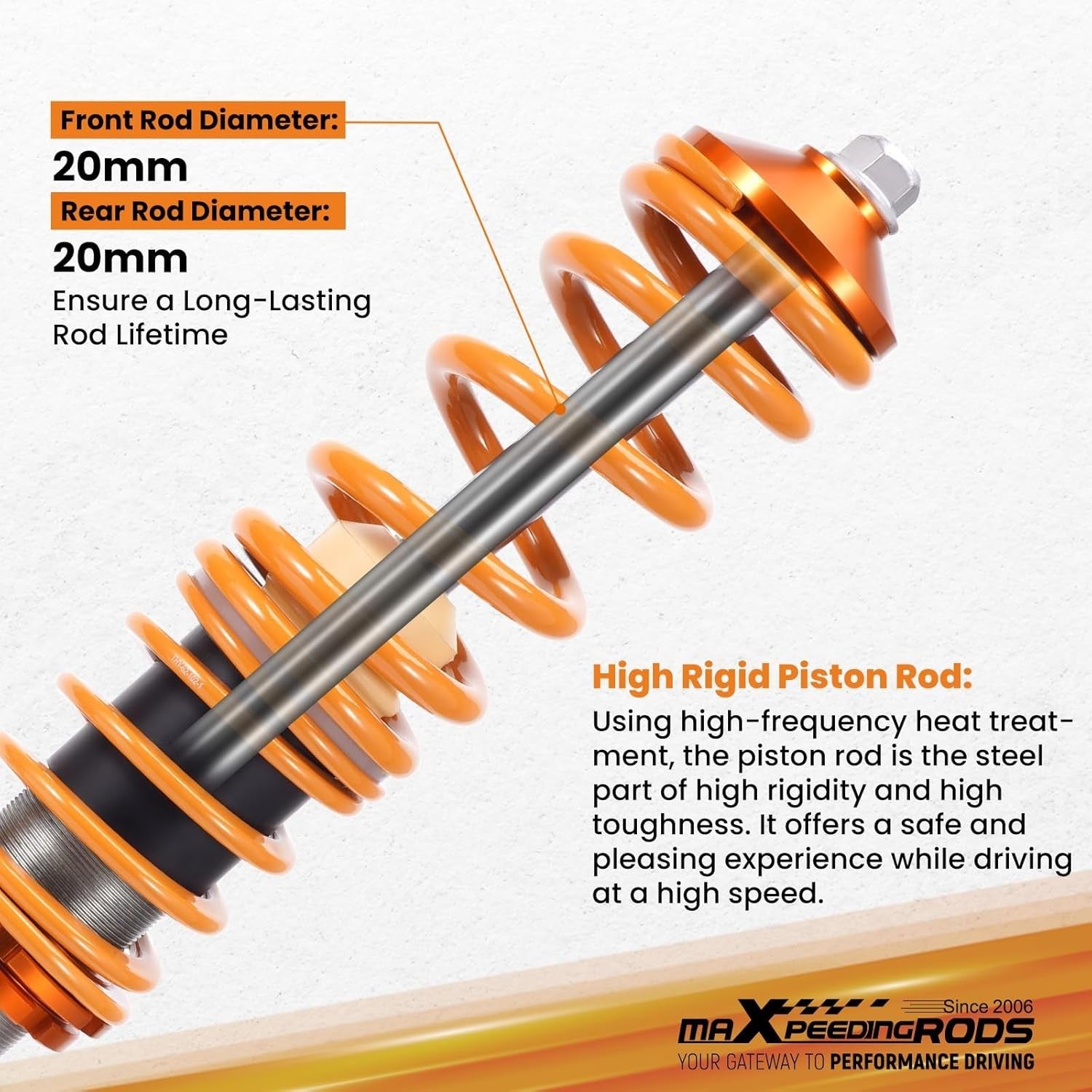 MXPR Coilovers Kit Astra Mk4 Astra G Estate 1.6 2.2 TD Ti 16V DT 98-04 Zafira A