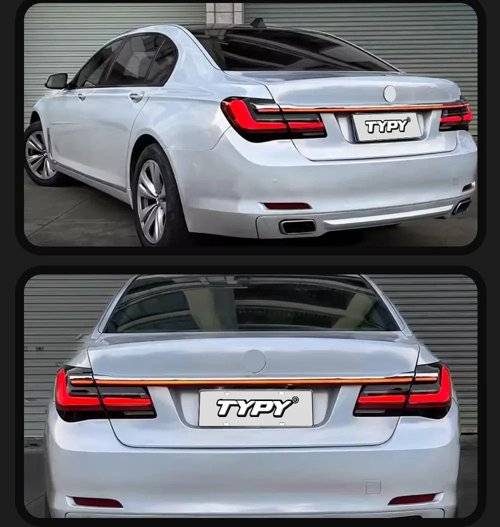 TYPY Pair LED BMW 7 Series 09-15 F01 F02 Style G12 Rear Lights Dynamic Tail LHD