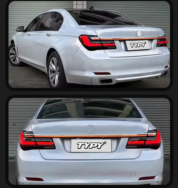 TYPY Pair LED BMW 7 Series 09-15 F01 F02 Style G12 Rear Lights Dynamic Tail LHD