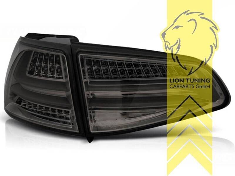 LT Set LED Lightbar REAR LIGHTS Tail Lamps VW Golf 7 5G1 BE1 12+ black smoke LHD