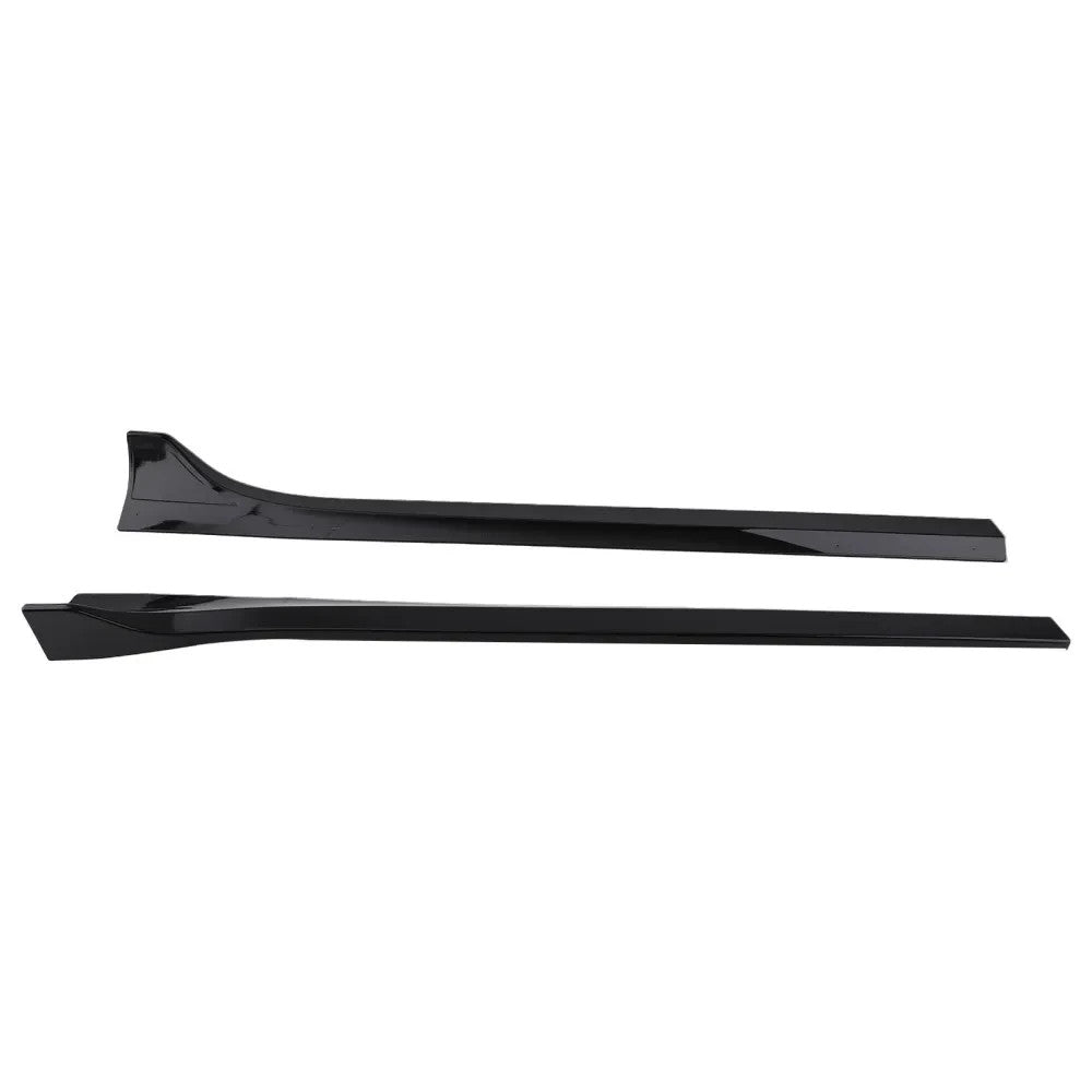 MXPR Pair ABS Side Skirts Extensions Body Kit Tesla Model 3 17-23 Black