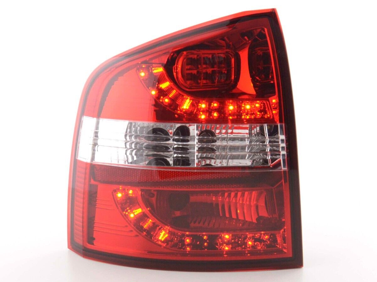 FK Pair LED Lightbar Rear Lights Skoda Octavia 2 MK2 Combi 1Z 05-12 red LHD