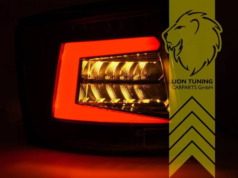 LT Pair LED Lightbar Rear Lights Skoda Octavia 3 5E FL 5E5 13-20 Combi black LHD
