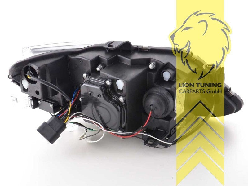 LT LED DRL Lightbar Halo Ring Headlights Seat Ibiza 6J 6J5 08-12 chrome LHD