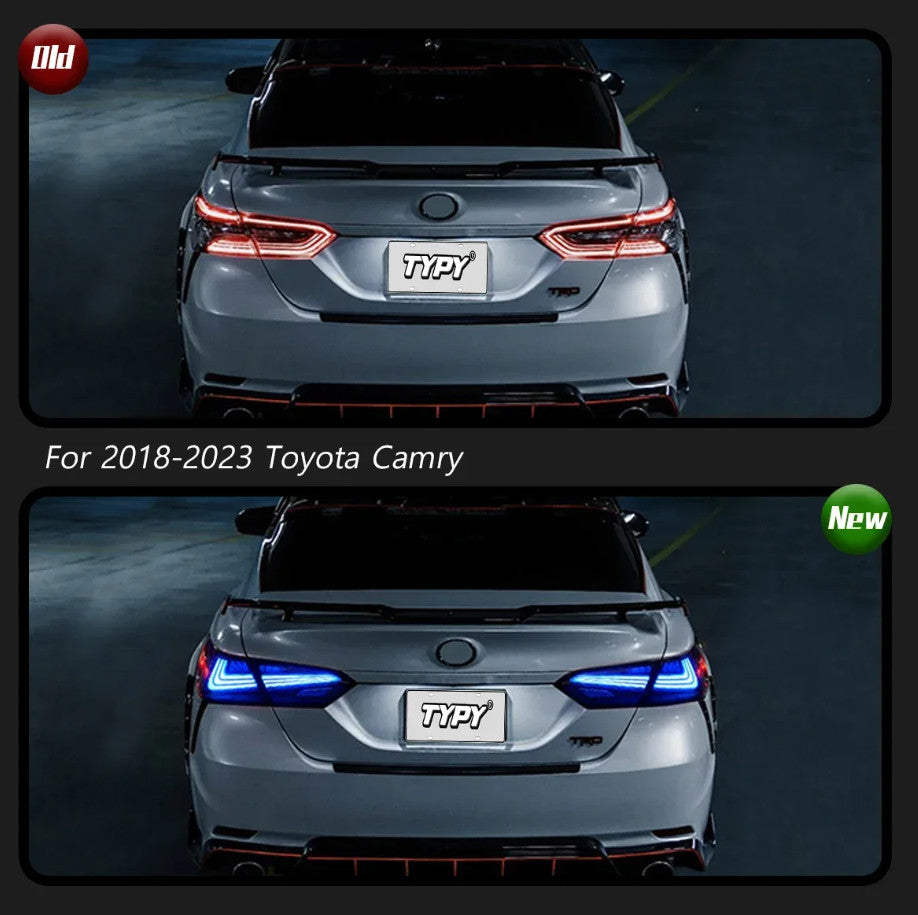 TYPY Pair LED 18-23 Toyota Camry RGB Dynamic Rear Lights Dynamic Tail LHD