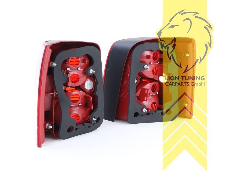 LT Pair Halogen Rear Lights VW Passat 3BG B5 00-05 Variant red & white LHD