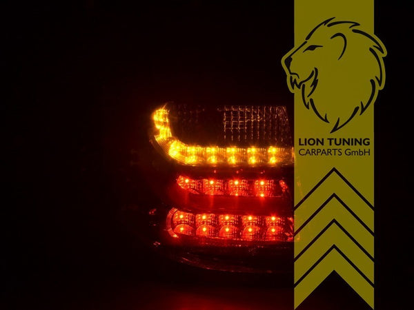 LT LED DRL Lightbar REAR LIGHTS BMW 1 Series E87 03-07 red black smoke LHD