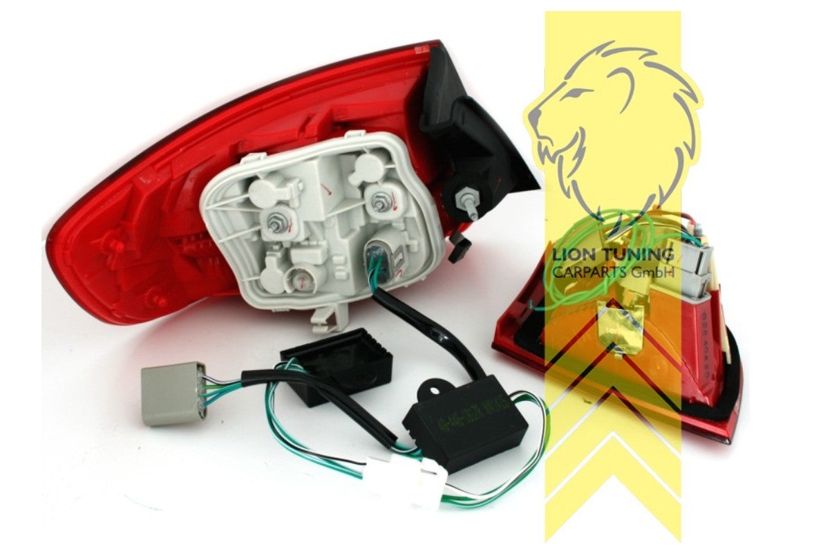 UK LT LED Lightbar Rear Lights Tail Lamps Audi A3 SB 8P 8PA 04-08 Red S3 LHD