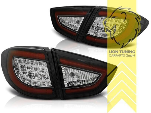 LT Pair LED REAR LIGHTS Lightbar DRL Hyundai iX35 black LM EL ELH 09-13 LHD