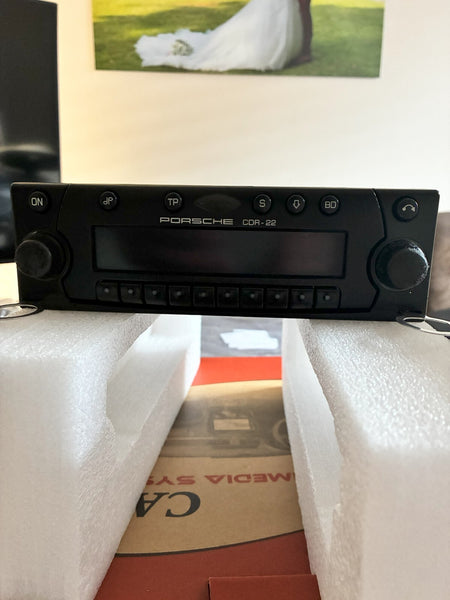Used / Preowned Porsche Boxster 986 car stereo headunit CDR22 cd player Becker BE 4467 with Radio Code & Removal Keys inc