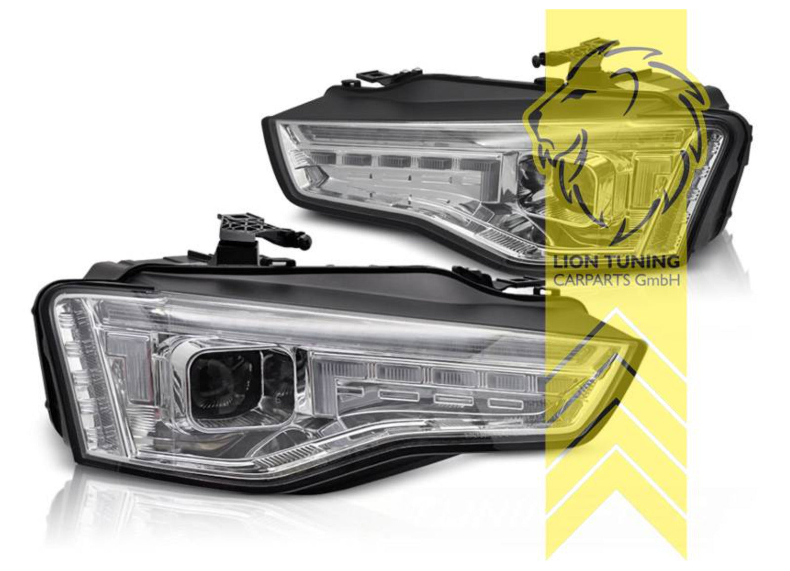 LT LED DRL Lightbar Headlights Audi A5 8T 8F Coupe Cabrio Sportback XENON LHD