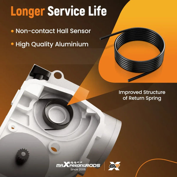 MXPR Throttle Body Porsche 911 H6 Boxster Cayenne Cayman Macan 3.6 99760511501