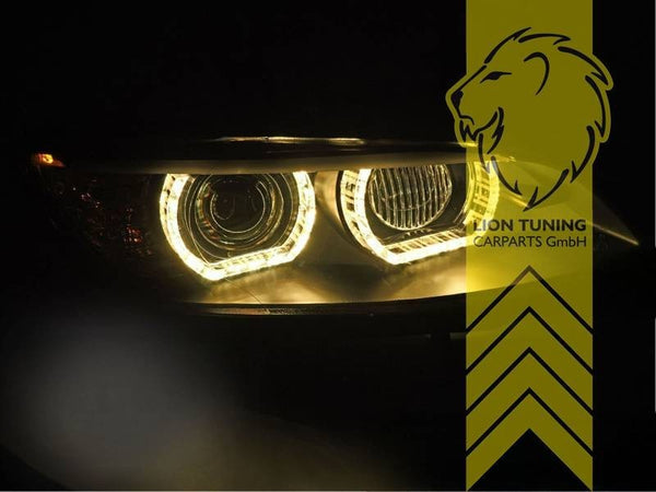 LT Pair LED DRL XENON Headlights BMW E92 Coupe E93 Convertible M3 GTS Black LHD